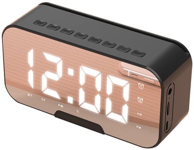 Digitale wekker - met display - grote cijfers - dag van de week - dubbel alarm - weekdag- en weekendmodus - nachtlampje - dimmer - geheugen voor stroomuitval - ideaal voor de slaapkamer