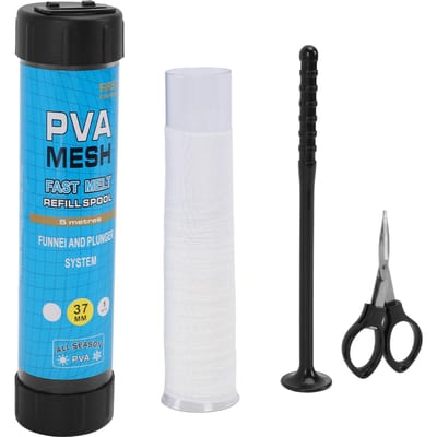 Bandelettes PVA pour appâts de pêche Bobine de recharge avec ciseaux pliables Accessoires d'appâtage pour la pêche Pour divers appâts