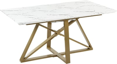 MAXIMUS - Eettafel - Wit - MDF