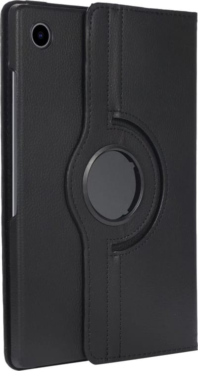 Hoesje - Geschikt voor Samsung Galaxy Tab A8 - 360 Graden Draaibare Hard Cover Case - Tablet Hoes Draaibaar - Zwart