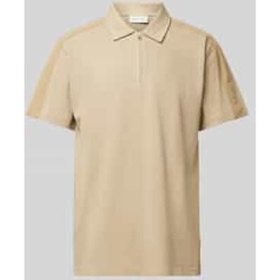 Poloshirt met labeldetail
