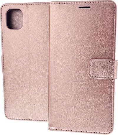 Bookcase Rosé Goud Geschikt voor Samsung Galaxy A04 - portemonnee hoesje - ZT Accessoires