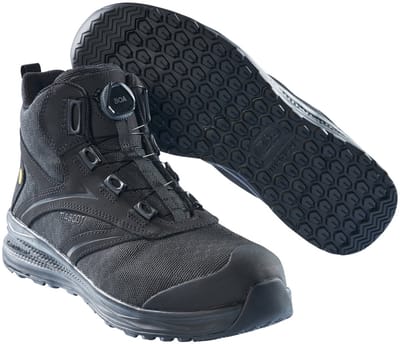 Mascot Footwear Carbon Veiligheidsschoenen hoog F0253-909 - Zwart/Zwart - 39
