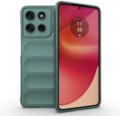 Coverup Hoesje - Geschikt voor Motorola Moto G56 Hoesje - Coverup Hands-On Rugged Back Cover - Groen