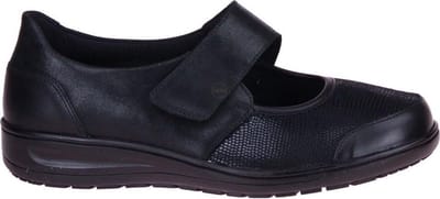 Solidus -Dames -  zwart - ballerina's & mocassins - maat 41.5