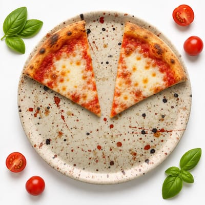 Pizzateller GRANITO Ø31,5cm aus Porzellan – 165307
