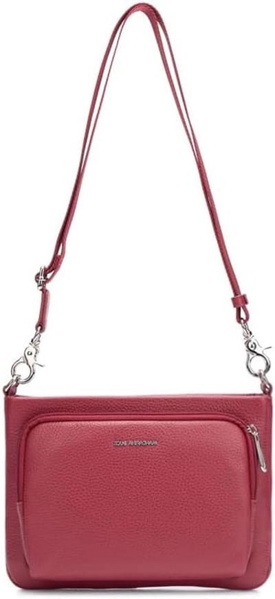 Mandarina Duck Crossover - Schoudertas Dames - Dagelijks Gebruik - Italiaans Leer - 23 x 2.5 x 23 cm