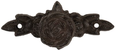 Clayre & Eef Handgreep 10x4x3 cm Bruin Metaal