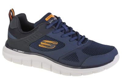 Skechers Track-Syntac, Heren marineblauwe Sneakers 43 Vloot