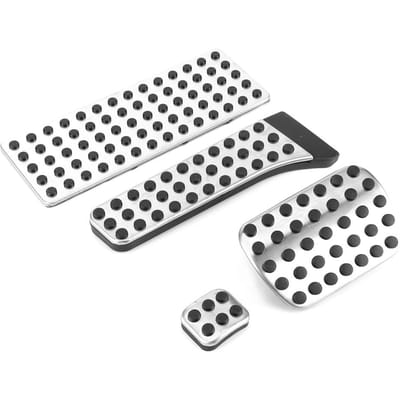 4 stuks Antislip Gaspedaal Gasvoetsteun Pad Geschikt voor Mercedes Benz C E S W GLK CLS SLK AMG 10 19 black
