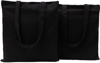 Dailygoods- Tote Bags 220 gr - 38 x 42 cm - Uniseks - 2-Pack - Katoen - Duurzaam - Lichtgewicht - Canvas Tassen