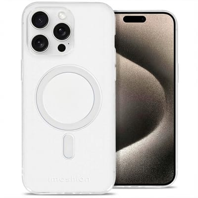 imoshion Backcover met MagSafe voor de Apple iPhone 15 Pro Max - Transparant