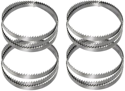 Bandzaagbladen - Lintzaagbladen Hout - Zagen Hout Kunststof - 6 Tanden per Inch - 1790x6x0.35mm - Zilver