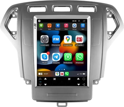 CarPlay autoradio geschikt voor Ford Mondeo | 2007 t/m 2014 | Android 13 | Draadloos Apple CarPlay & Android Auto | 2GB + 32GB | 8-Core processor | Davilon | 2025 model | 2007 2008 2009 2010 2011 2012 2013 2014 | Bluetooth & Wifi
