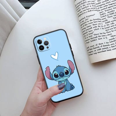 MH84 Lilo Stitch Telefoonhoesje voor iPhone 7 8 11 12 13 14 15 16 17 16E XS Pro Max XR X SE Air iPhone Air git
