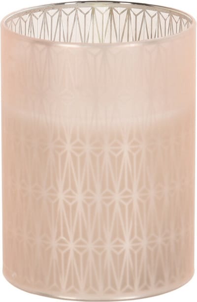 Home and Styling luxe LED kaars - in glas - warm wit - D7,5 x H10 cm