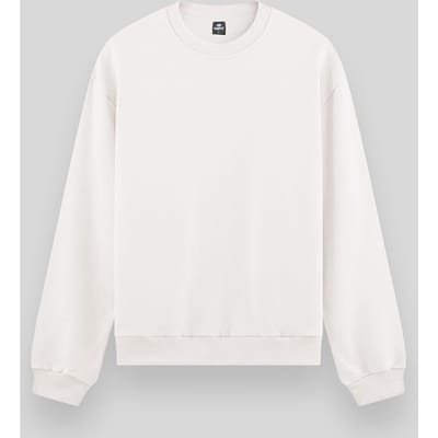 Heren Effen Rundhals Sweatshirt