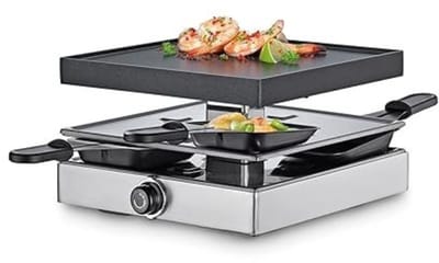Core® Gourmetstel 4 personen - Gourmetstellen - Gourmet - Zilver - 22cm x 14cm x 22cm