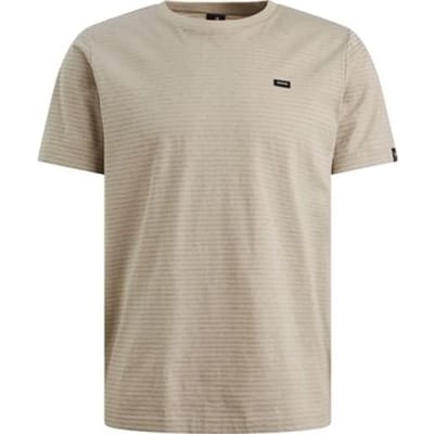 T-shirt Korte Mouw Vanguard T-Shirt Streep Beige