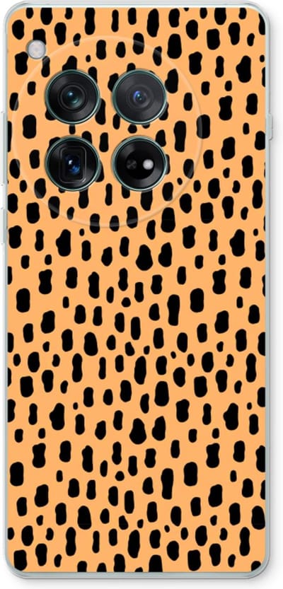 Case Company® - Hoesje geschikt voor OnePlus 12r hoesje - Panter - Soft Cover Telefoonhoesje - Bescherming aan alle Kanten en Schermrand