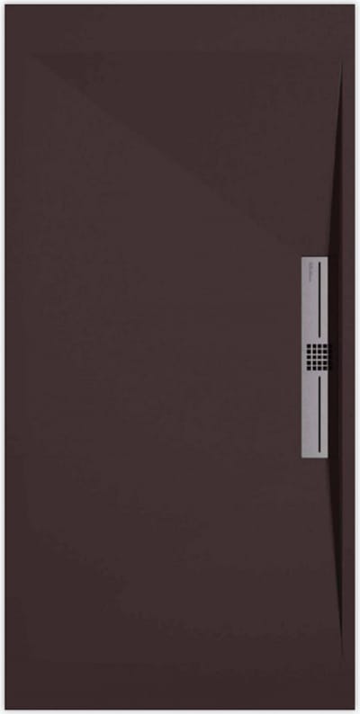 Sanifun douchebak Stone Side Chocolate Smooth 1300 x 700 S