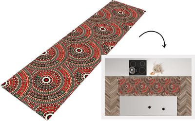 Keukenloper - Loper keuken - Patronen - Mandala - Australië - 200x50 cm - Keukenloper vinyl