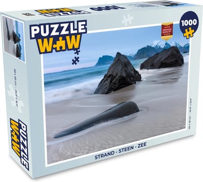 Puzzel Strand - Steen - Zee - Legpuzzel - Puzzel 1000 stukjes volwassenen