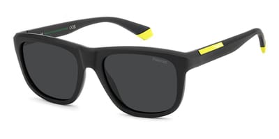 Polaroid PLD 2163/S Matte black yellow 54/18/145 UNISEX Zonnebrillen