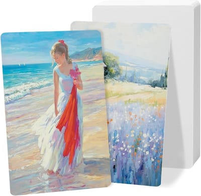 50 Vel Watercolor Papier 300g 10x15cm, Blanko Postkaarten voor Schilderen, DIY, Waterverf en Acrylkunst, Glad Oppervlak voor Creatieve Projecten