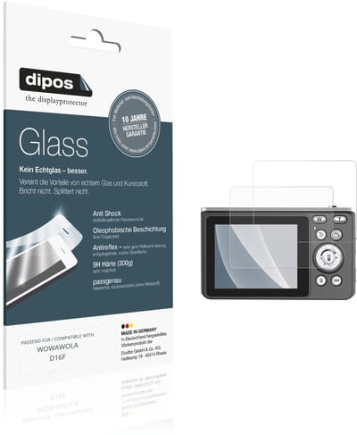 dipos – 2x Matte Pantserfolie geschikt voor WOWAWOLA D16F | 9H Screenprotector