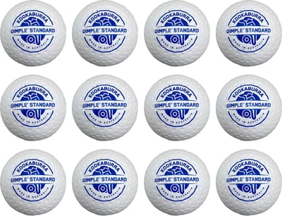 Kookaburra dimple standard wit - per 12 stuks