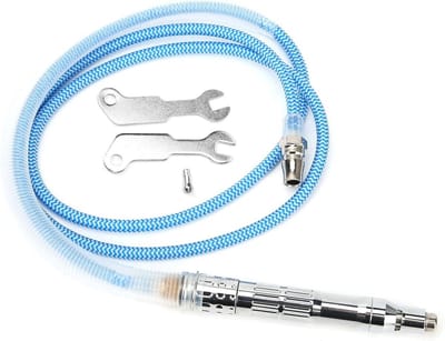 Pneumatische Slijpen Pen - Graveren Machine Kit - Metalen Polijsten - Verstelbare Snelheid - 150mm Lichaamslengte - Zilverkleurig