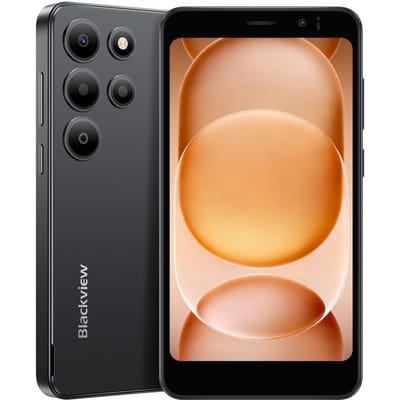 Blackview Wave 2C Android 16 Smartphone, 12GB RAM+32GB ROM(TF 1TB) Smartphone 3000mAh, 5  HD+ Scherm, 5MP+2MP Camera, Dual SIM/GPS zwart