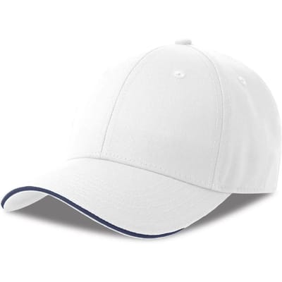 Atlantis Headwear Sport Sandwich-S Cap AT6000 - white/navy - One size
