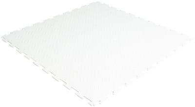 Rubbermagazijn - PVC kliktegel traanplaat wit 530x530x4mm - winkel - showroom - prijs per stuk