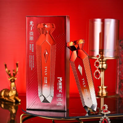 Foton Micro-graveren Liftend en Verstevigend Schoonheidsinstrument, Rood en Blauw Licht Om Absorptie te Bevorderen Drievoudige Modus Oplaadbare Massager red