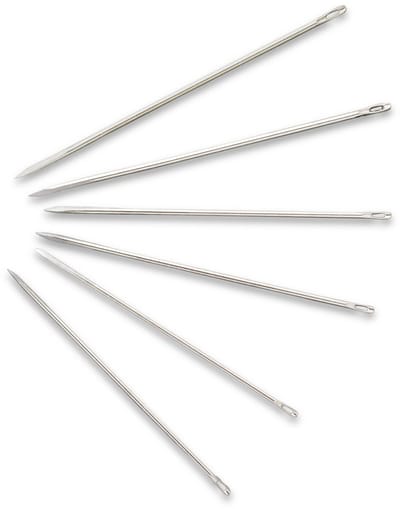 PRYM Leernaalden No. 3-7 zilverkleurig 131259 - Handwerk- en hobbynaalden - Prym