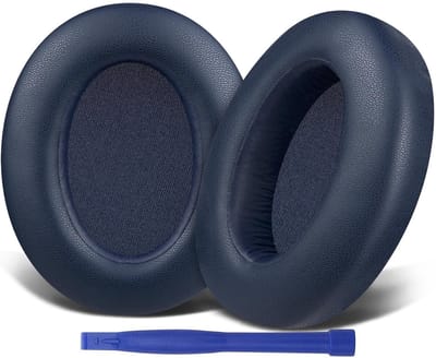 Dailygoods - SOULWIT Vervangende oorkussens voor Sony WH-XB910 XB910N Extra basruisonderdrukkende oorkussens voor Sony WHXB910N Softer Protein lederen oorkussens