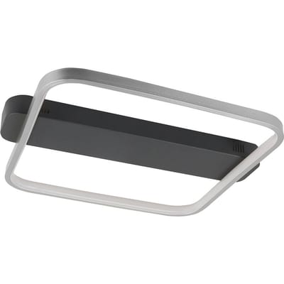 HighLight LED plafondlamp Ascona, zwart/nikkel, 28 W