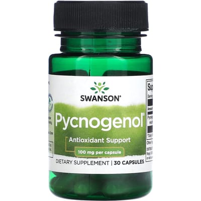 Pycnogenol, 100 mg, 30 capsules