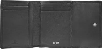 JOOP! Leren Portemonnee Leggero Stampa Simona Purse Black Zwart