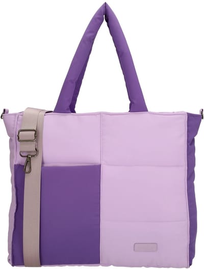 Beagles Calvia Duo Shopper - Handtas - Schoudertas - Dames - Lichtgewicht - Tote Bag - Dames Tas - Lila