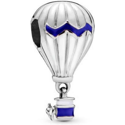 Nieuwe Mode Bedel Origineel Luchtballon Dromenvanger Huis Kralen Passend Origineel Dames Armband Ketting Sieraden Cadeau gray