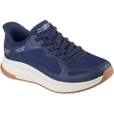 Skechers BOBS SQUAD 4 - STAPLE LOOK Dames Instappers - Donkerblauw