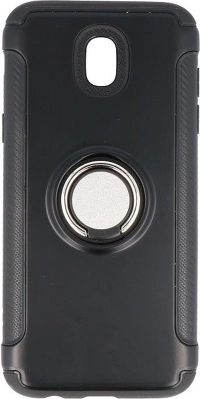 BestCases - Samsung Galaxy J5 2017 Pantser TPU hoesje met Ringhouder Zwart