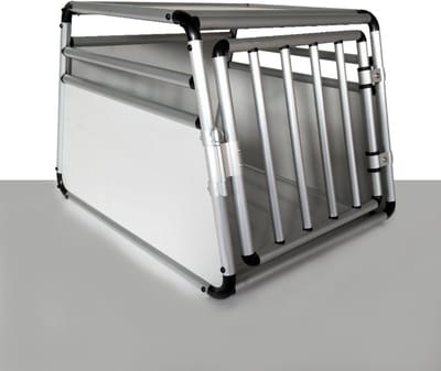 Autobench Aluminium voor Hond - 69 cm - Ronde Buizen - Stevige Transportbench - Hondenbench voor Auto