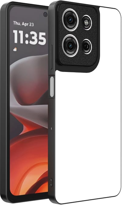 Smartphonica Geschikt voor Motorola Moto G15 Sublimatie Hoesje TPU – Geschikt Voor Sublimatiedruk Warmtepers – Doe Het Zelf Case Met Eigen Foto Of Opdruk geschikt voor Motorola Moto G15