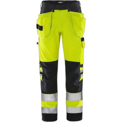 Hoge-visibility werkbroek klasse 2 Fristads Green 2641 GPLU