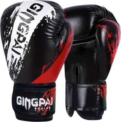Nivard Bokshandschoenen - Kickboks Handschoenen - Boxing Gloves Set - Vecht Handschoenen - Heren - Dames - Zwart - Kind