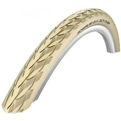 Buitenband Schwalbe Delta Cruiser PunctureGuard E-25 28 x 1 ½ / 40-635 mm - creme met reflectie